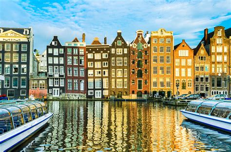 Traditional Houses Of Amsterdam Netherlands Wall Mural And Photo