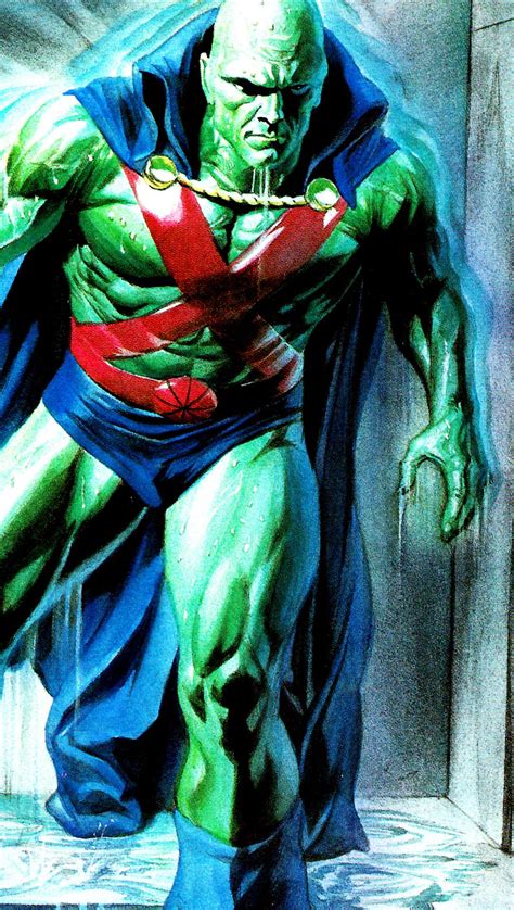 Martian Manhunter By Alex Ross Superhero Comic Dc Comics Characters