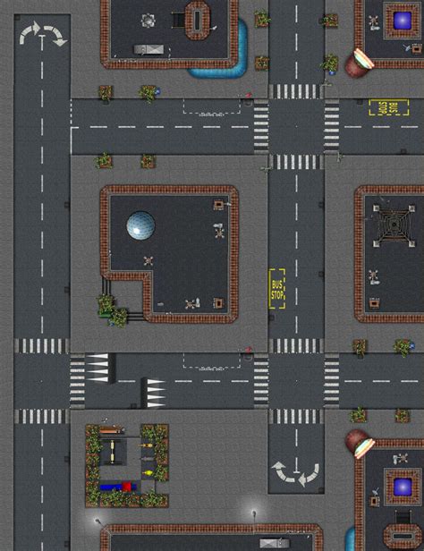 Modern Streets Tiles Mapforge