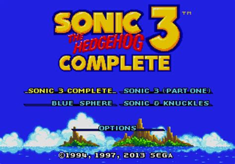 Sonic The Hedgehog 3 Complete Indienova Gamedb 游戏库