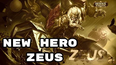 Zeus Build And Tips Heroes Evolved Youtube