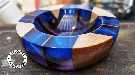 Woodturning A Segmented Wood And Resin Bowl Youtube