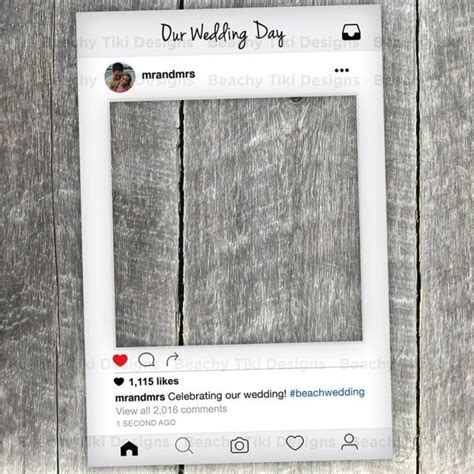 At instaprint.sg, we provides wedding photo booth at cheap prices in singapore. Instagram New Look Frame Cut Out With Instagram Prop ...