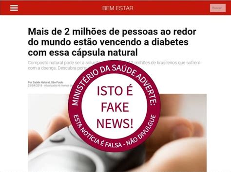 10 fake news sem o menor pé nem cabeça desmentidas pelo Ministério da Saúde
