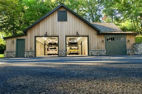 Nice Garage With Plenty Of Room And Car Lifts Very Cool Style With