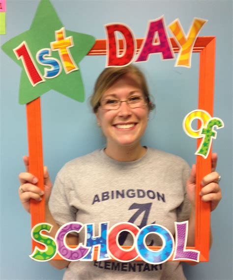 Image Result For Photo Prop Frame 1st Day Of School First Day Of