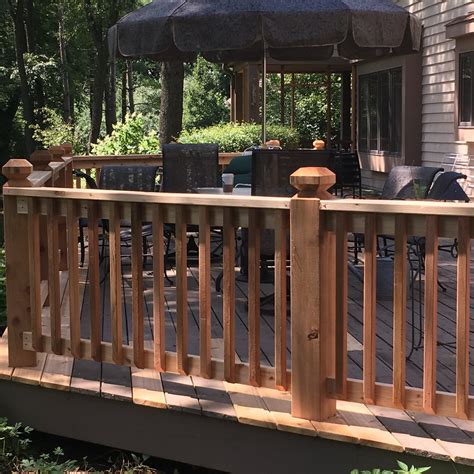 Deck And Porch Railing Installation In Illinois Brad F Beller
