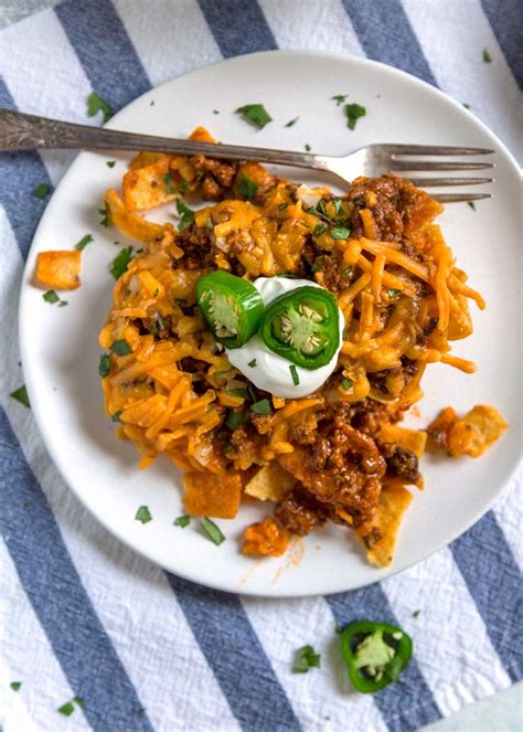 Frito Chili Pie Walking Taco Casserole Kevin Is Cooking