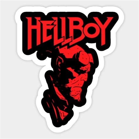 Hellboy Profile Hellboy Sticker Teepublic