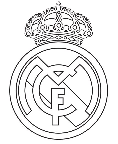 Blog De Geografia Real Madrid Logo Coloring Page