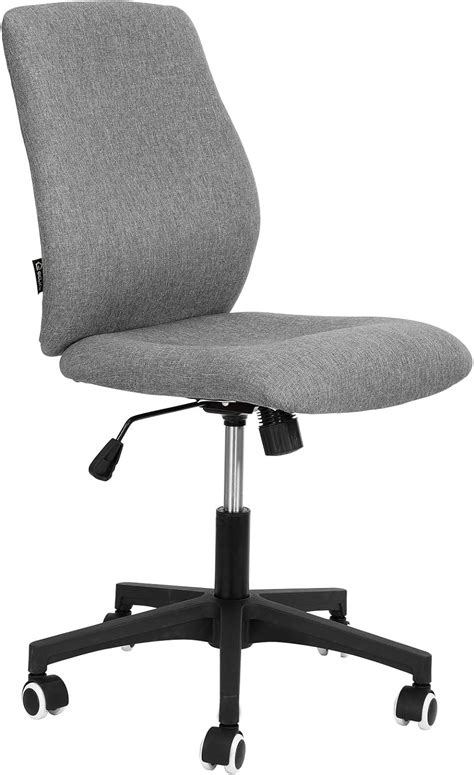 Task Chair Low Back Design Fabric Armless Computer Chair