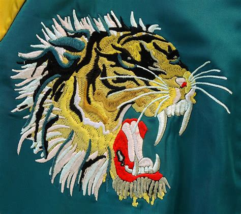 Tiger Embroidery On Fabric Free Stock Photo Public Domain Pictures