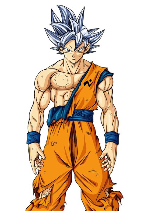 Son Goku Mui Render By Butanobakaart On Deviantart Dragon Ball Z