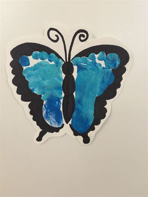Butterfly Footprint Mothers Day Crafts For Kids Easy Crafts For Kids