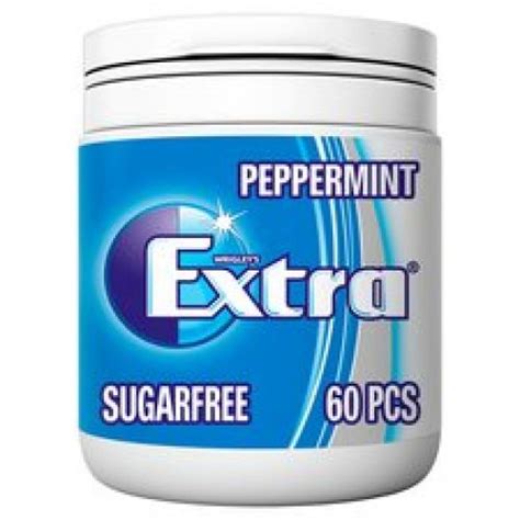 Wrigleys Extra Peppermint Gum Bottle 60 Pieces Compare Prices And Buy