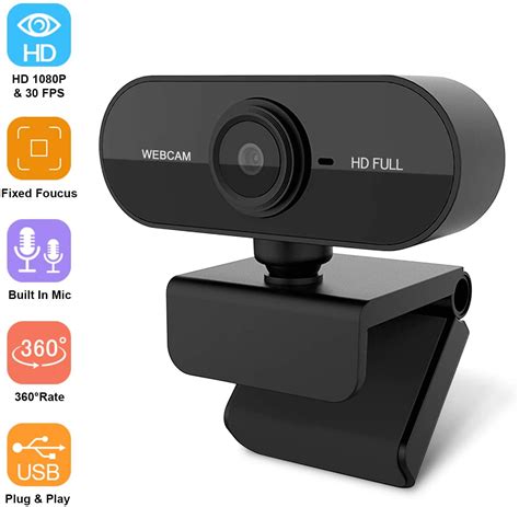 Webcam With Microphone 1080p Full Hd Webcam Laptop Or Desktop Usb Computer Camera For Free