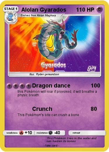 Pokémon Alolan Gyarados 1 1 Dragon Dance My Pokemon Card