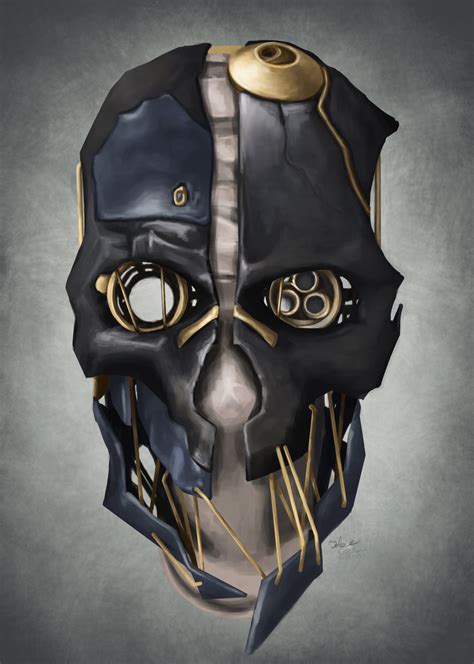 Dishonored Corvo Mask By Elfios On Deviantart