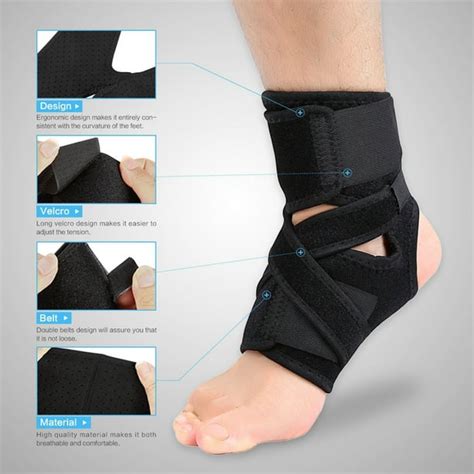 Ankle Brace Tebru 1pc Foot Drop Orthosis Corrector Brace Ankle Support