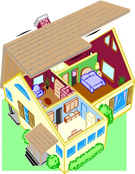 Inside Of A House Cartoon Houses Home Image Area