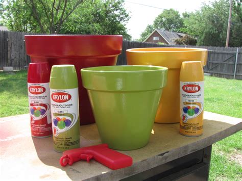 Use Thompsons Water Seal On Clay Pot Before Spray Painting To Keep