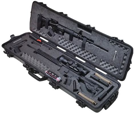 Case Club Waterproof 2 Ar Rifle Case With Silica Gel And Accessory Box