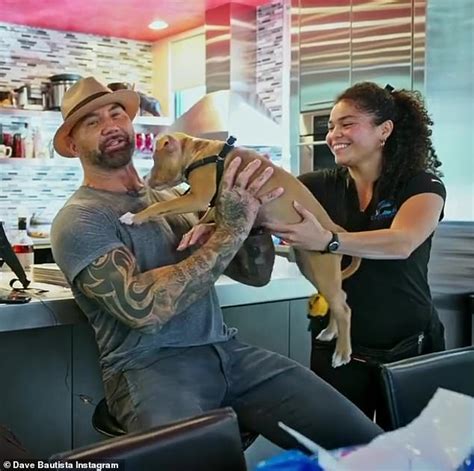 Dave Bautista Adopts An Abused Puppy And Offers A 5000 Reward To Find