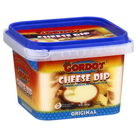 Gordos Original Queso Cheese Dip 16 Oz Tub