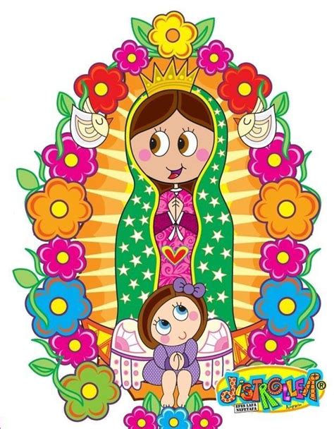 Pin De Maria Sobreyra En Yo Virgen De Guadalupe Animada Virgencita