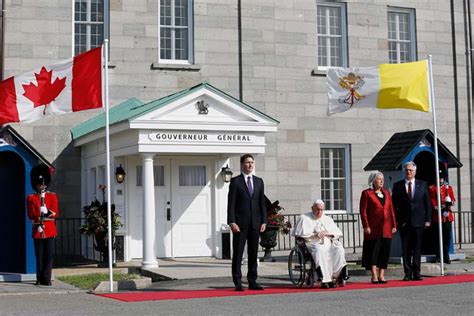 Canada A Model Of Peace Pope Francis Tells Quebec Audience