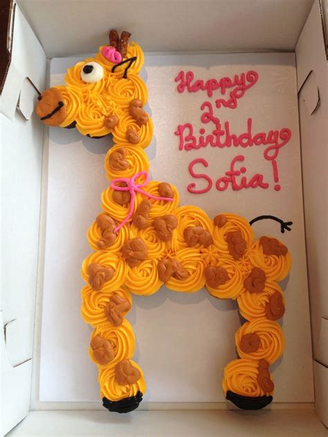 Giraffe Cupcake Cake Artofit