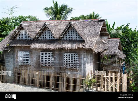 A Traditional House In A Village In Aklan Philippines Stock Photo Alamy
