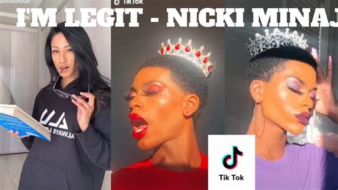 Im Legit Nicki Minaj Tik Tok Compilation Youtube
