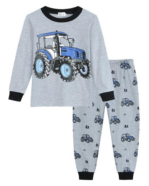 Little Hand Boys Pajamas Set For Toddler Kids Pjs Long Sleeve Sleepwear