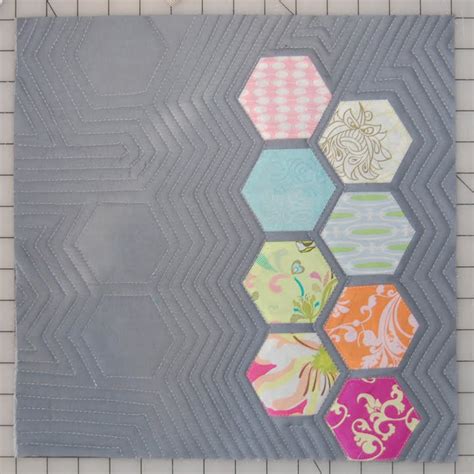 Reannalily Designs Blog Modern Hexagon Quilting Tutorial