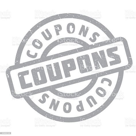 Coupons Rubber Stamp Stock Illustration Download Image Now Business