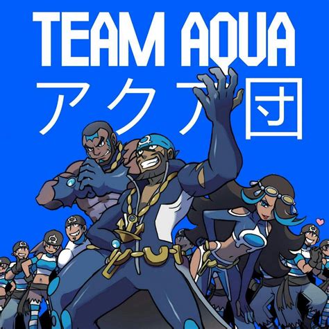 Team Aqua アクア団 Wiki Pokémon Amino
