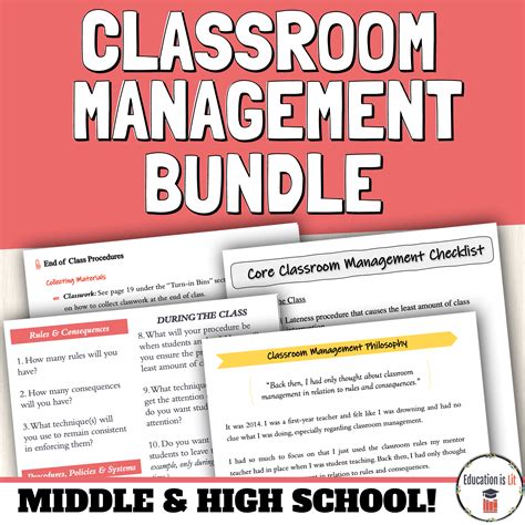 the ultimate classroom management plan for secondary teachers education is lit