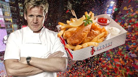 Times Square Will Have A British Chippy — Hells Kitchen Chef Ramsay