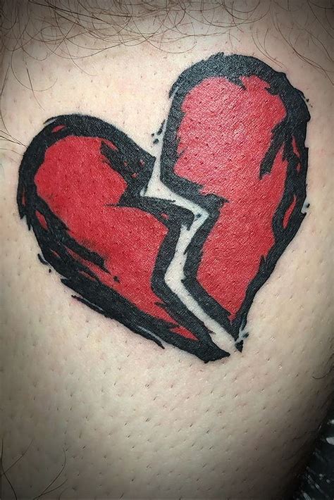 14 Types Of Broken Heart Tattoo How Much Does It Hurt Tattoo Ideas Now