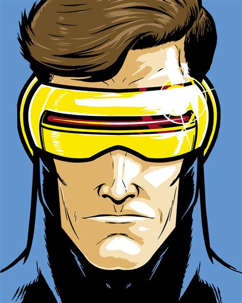 Cyclops Face Comics X Men Design By Erik Rojas By Teemakers On Deviantart