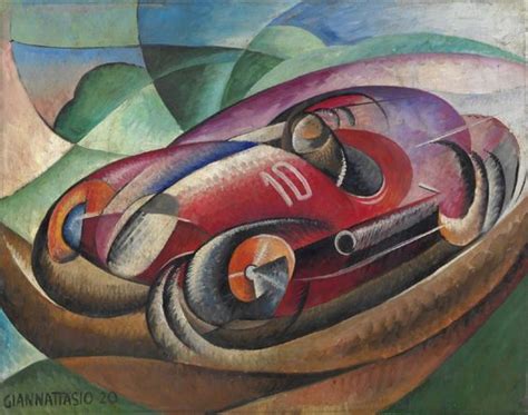 Ugo Giannattasio 1888 1958 Untitled 1920 Futurist Painting