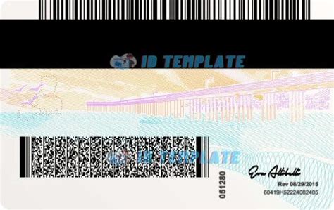 California Id Card Psd Template New 1200dpi