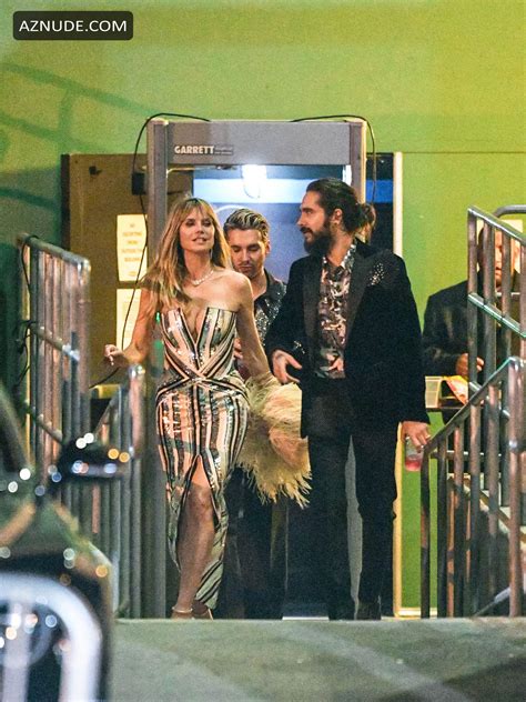 Heidi Klum And Tom Kaulitz Leave Diana Rosss Birthday Party At Warwick