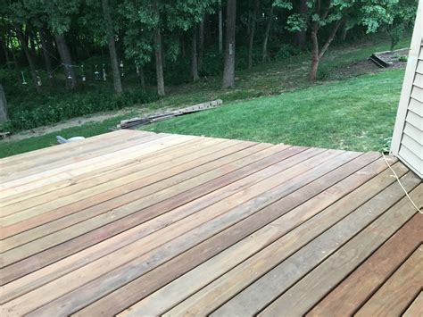 DIY Deck Renovation started in March 2017. Completed deck board