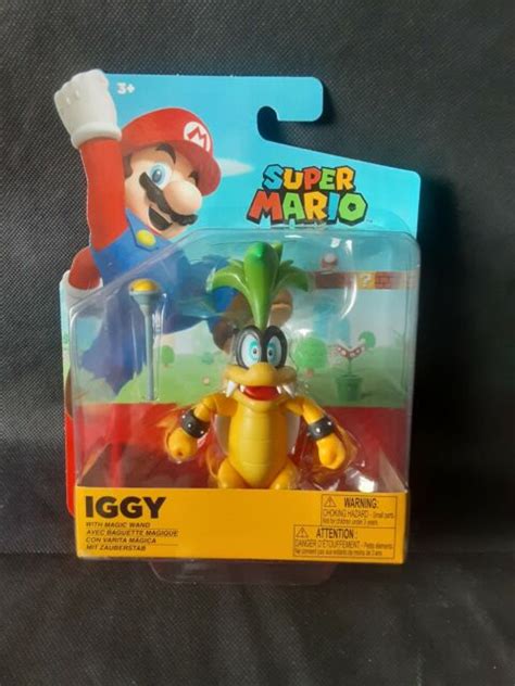 Super Mario Iggy Koopa 4 With Magic Wand Jakks Figure New 2020 Ebay