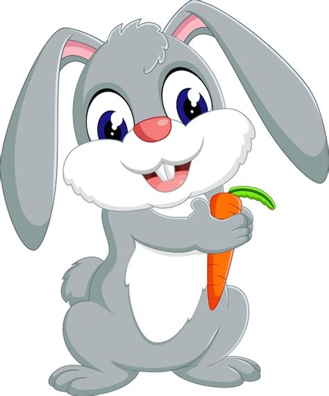 Premium Vector Illustration Of Cute Rabbit Cartoon