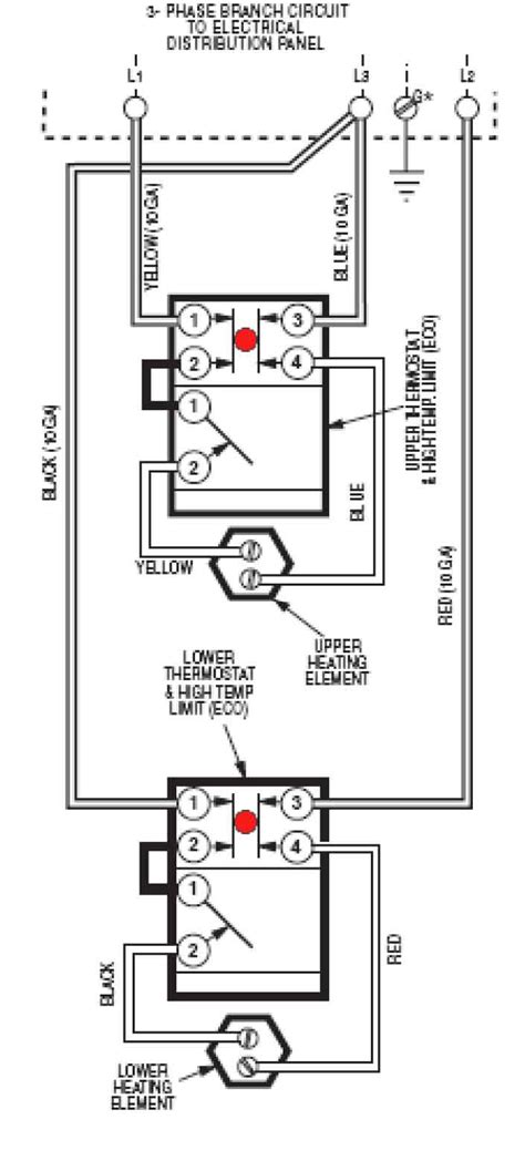 Has any of the wires been damaged? Dual Element Hot Water Heater Wiring Diagram - Wiring Diagram