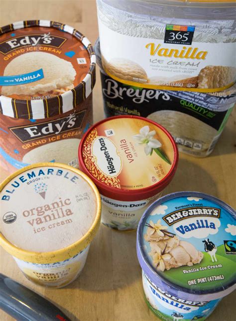 Best Vanilla Ice Cream Breyers Ben Jerrys The Kitchn