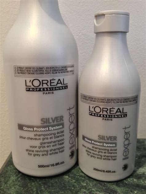 Loreal Professionnel Silver Shampoo For Grey Or White Hair Anti Yellowing Action Brightens